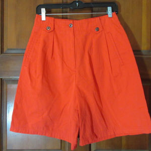 SILVERCORD RED POLY/COTTON SHORTS Size 10